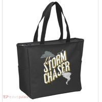 Storm Chaser Lightning | Tornado Hurricane | Storm Chasing Tote Bag thumb 2