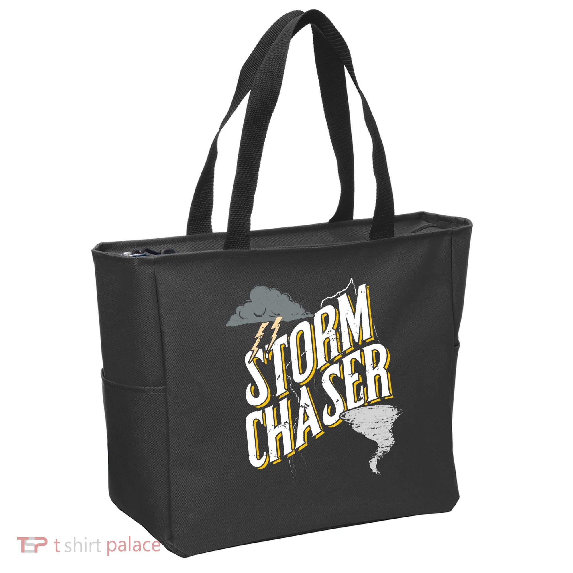 Storm Chaser Lightning | Tornado Hurricane | Storm Chasing Tote Bag