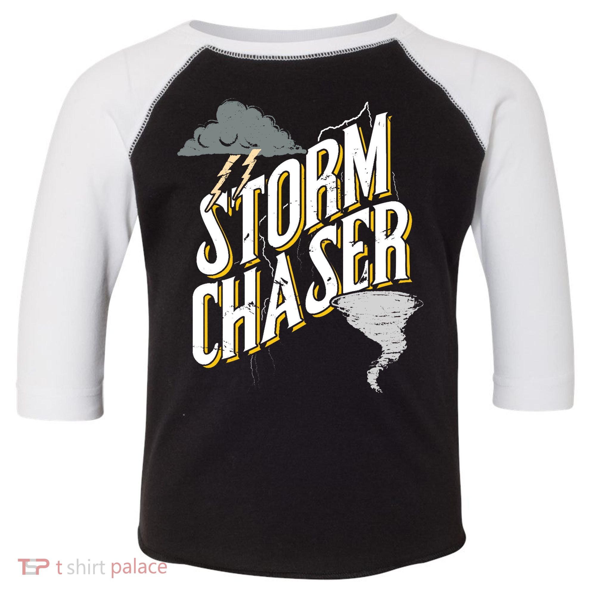 Storm Chaser Lightning | Tornado Hurricane | Storm Chasing Toddler Fine Jersey T-Shirt