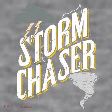 Storm Chaser Lightning | Tornado Hurricane | Storm Chasing Women's Racerback Cropped Tank