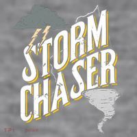 Storm Chaser Lightning | Tornado Hurricane | Storm Chasing Women's Racerback Cropped Tank thumb 2