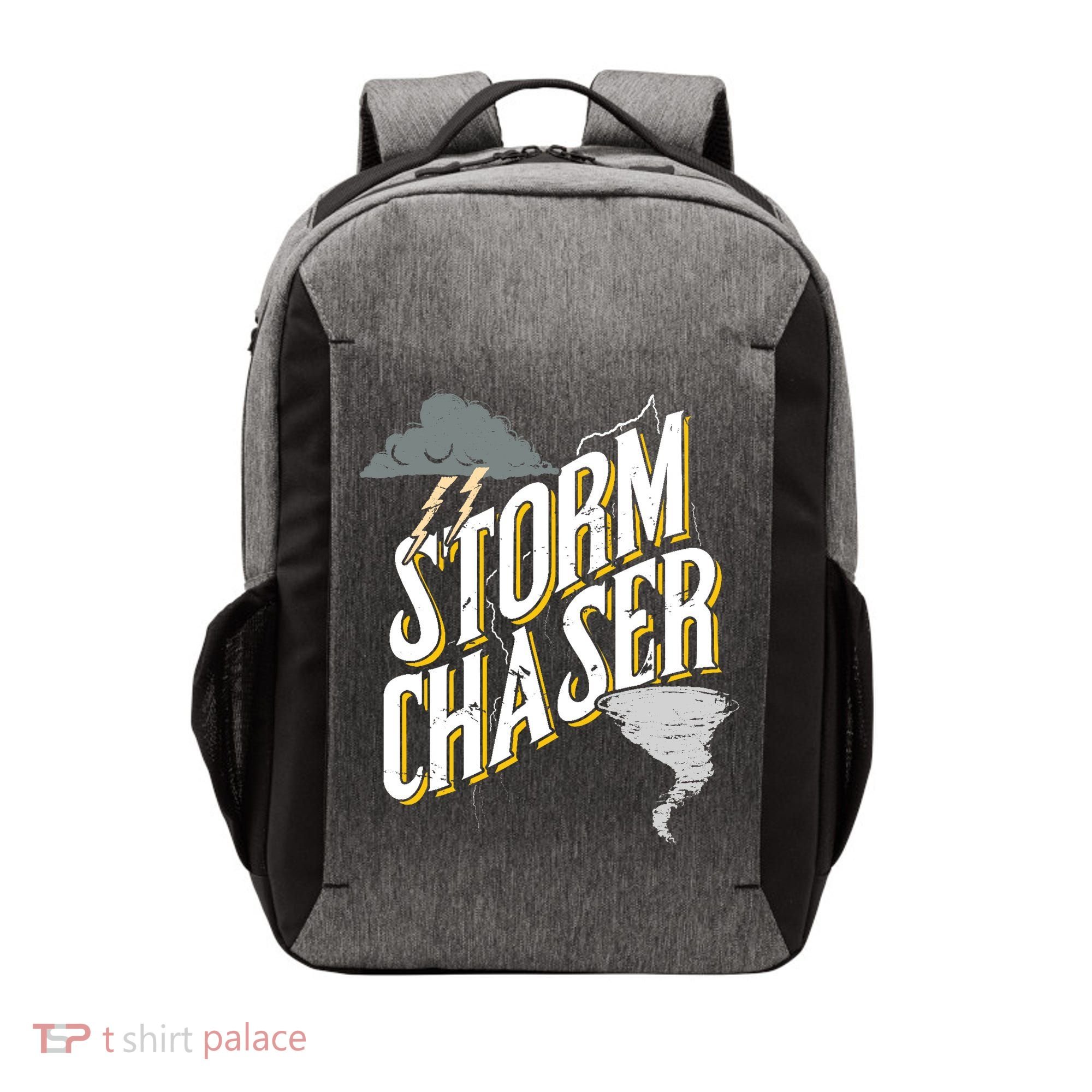 Storm Chaser Lightning | Tornado Hurricane | Storm Chasing Vector Backpack