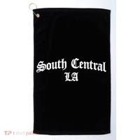 South Central La Los Angeles Chicano Biker Chicana Mexican Golf Towel thumb 0