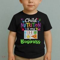 School Cafeteria Lunch Lady Child Nutrition Is My Business Toddler T-Shirt thumb 2