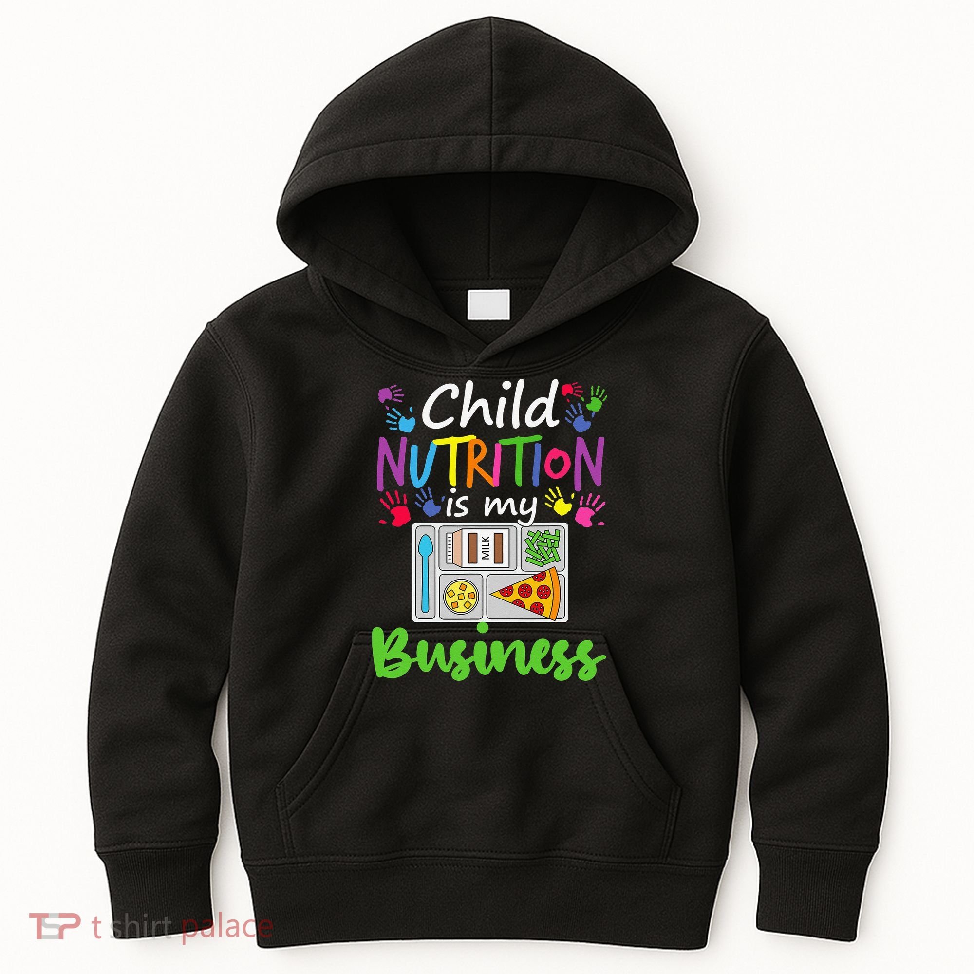 School Cafeteria Lunch Lady Child Nutrition Is My Business Kids Hoodie