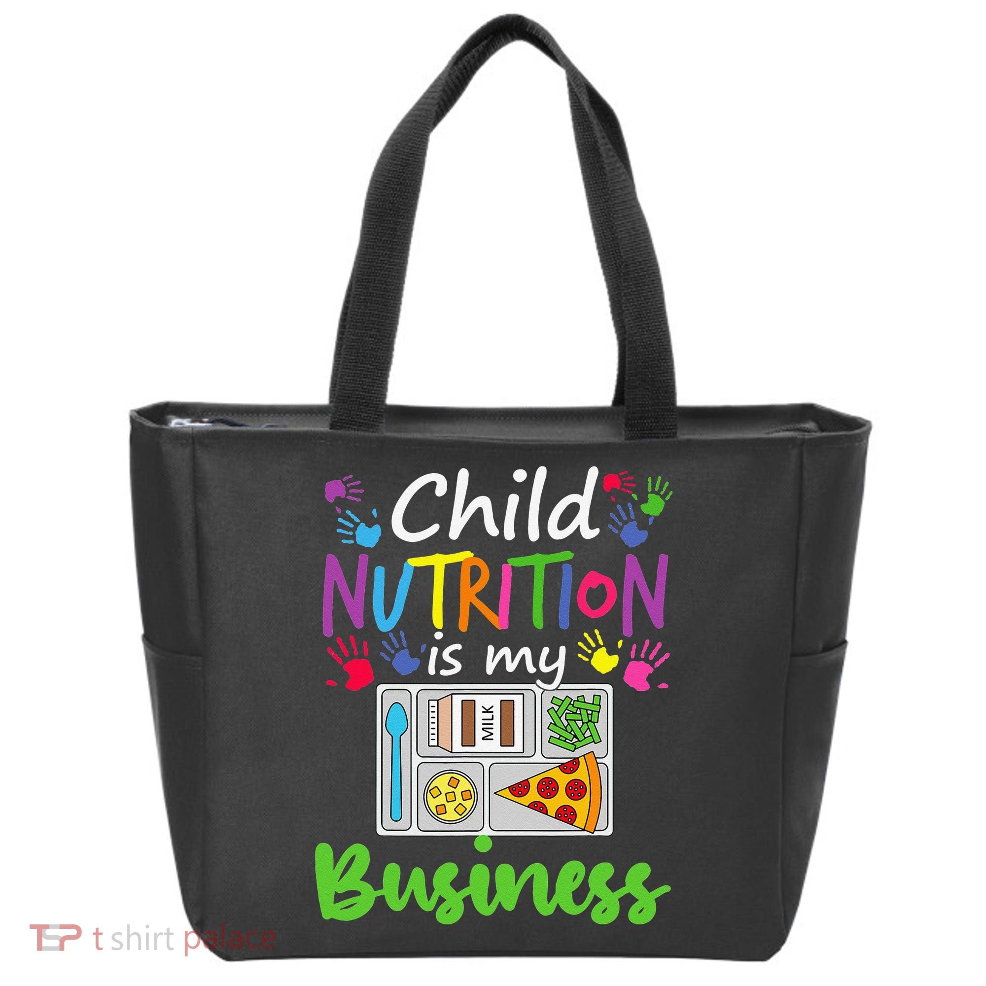 School Cafeteria Lunch Lady Child Nutrition Is My Business Tote Bag