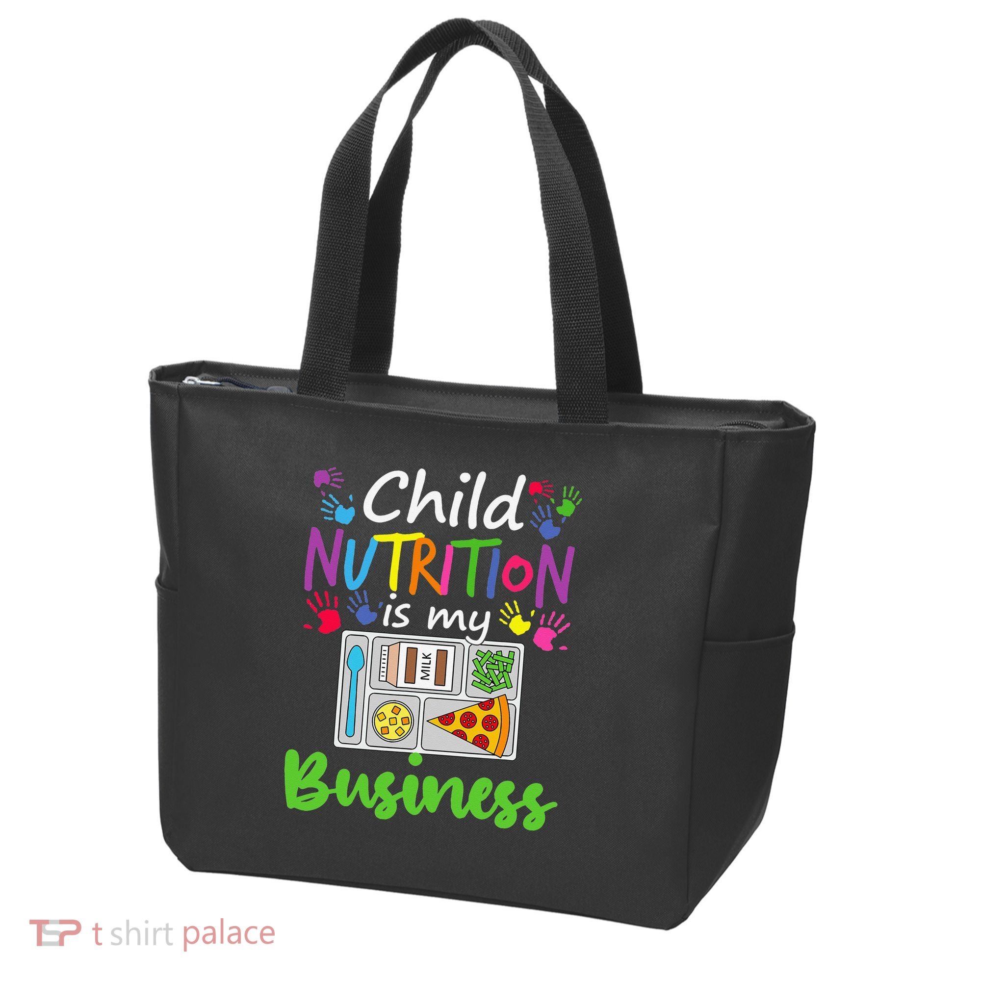 School Cafeteria Lunch Lady Child Nutrition Is My Business Tote Bag