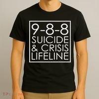 Suicide Crisis Lifeline 988 Vintage Retro Fashion T-Shirt thumb 3