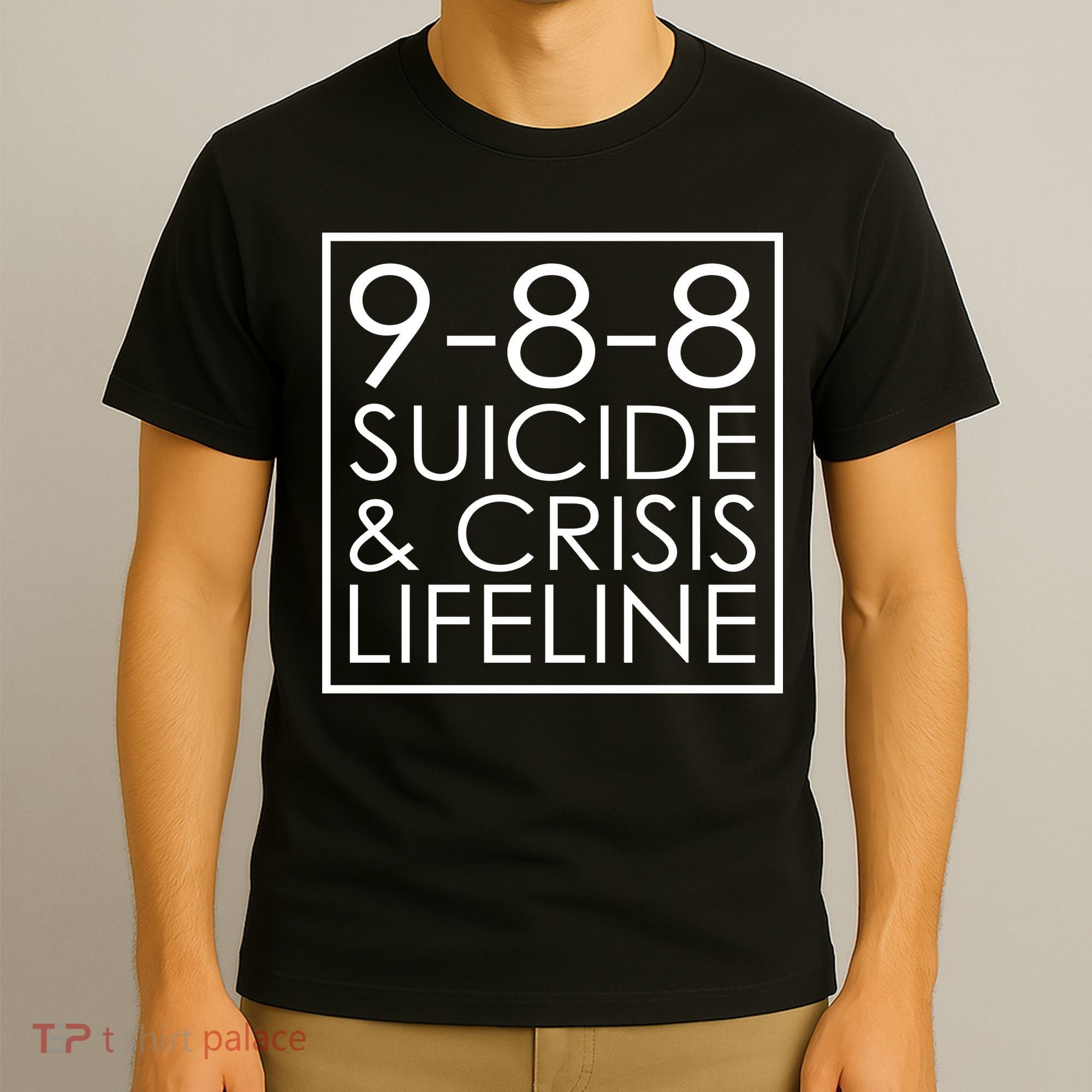Suicide Crisis Lifeline 988 Vintage Retro Fashion T-Shirt
