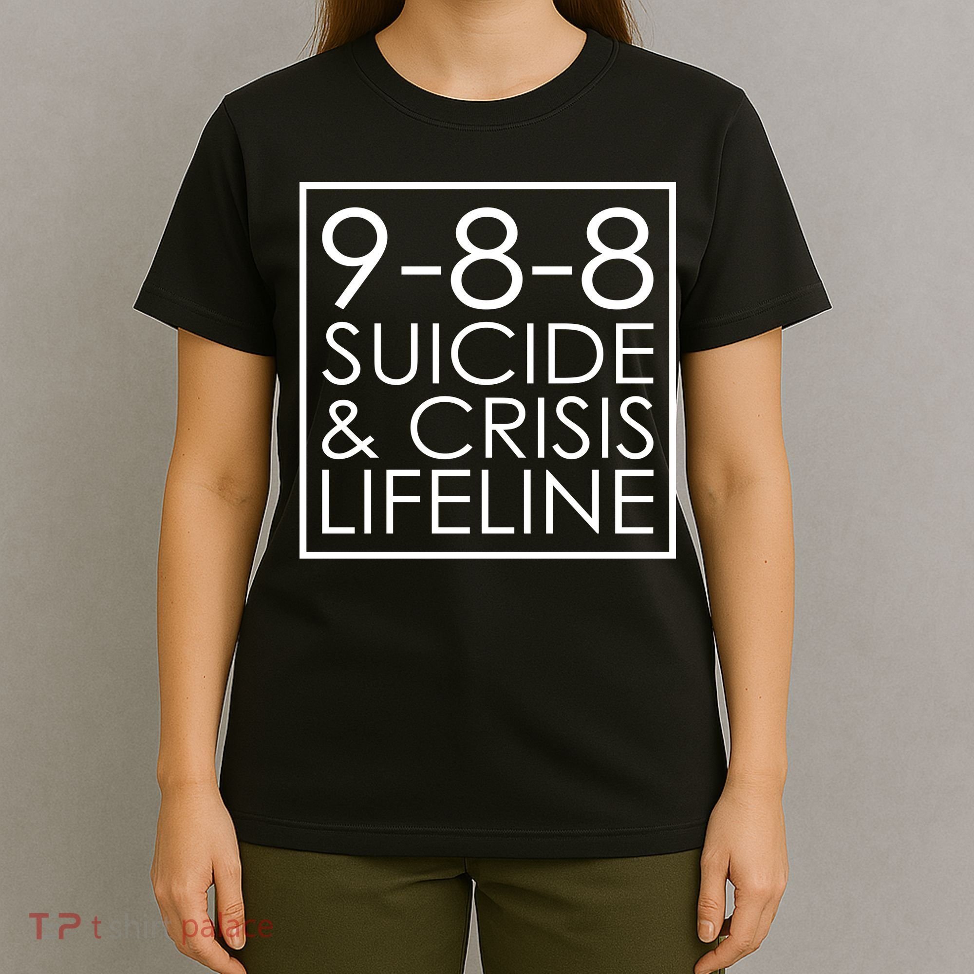 Suicide Crisis Lifeline 988 Vintage Retro Fashion T-Shirt