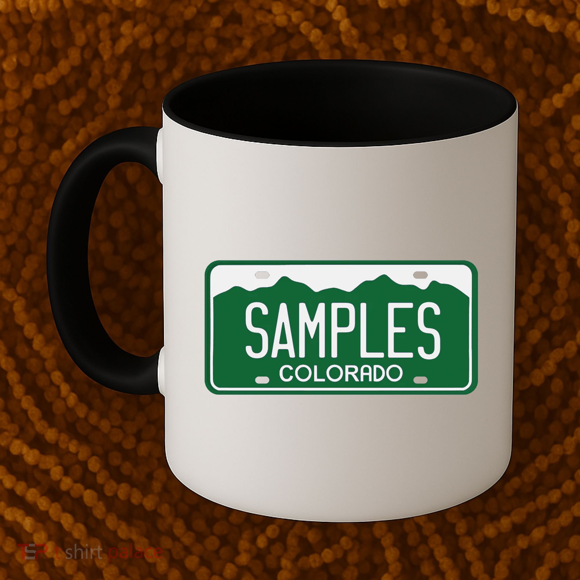 Samples Colorado License Plate Coffee Mug