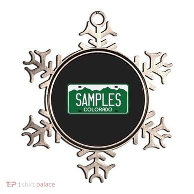 Samples Colorado License Plate Ornament