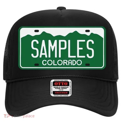 Samples Colorado License Plate Hat