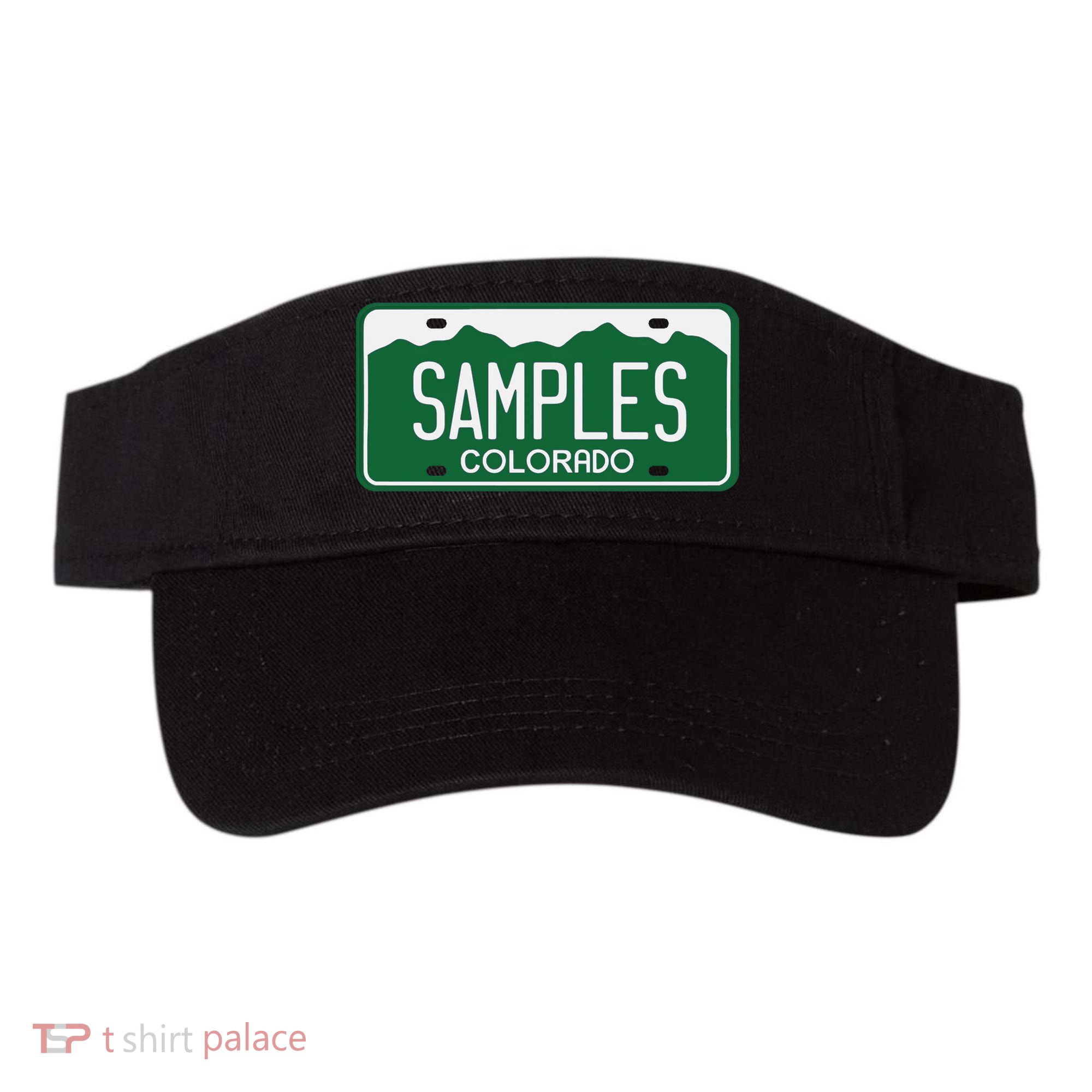 Samples Colorado License Plate Visor