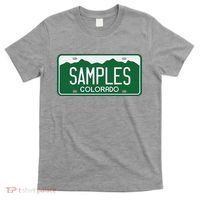 Samples Colorado License Plate T-Shirt thumb 0