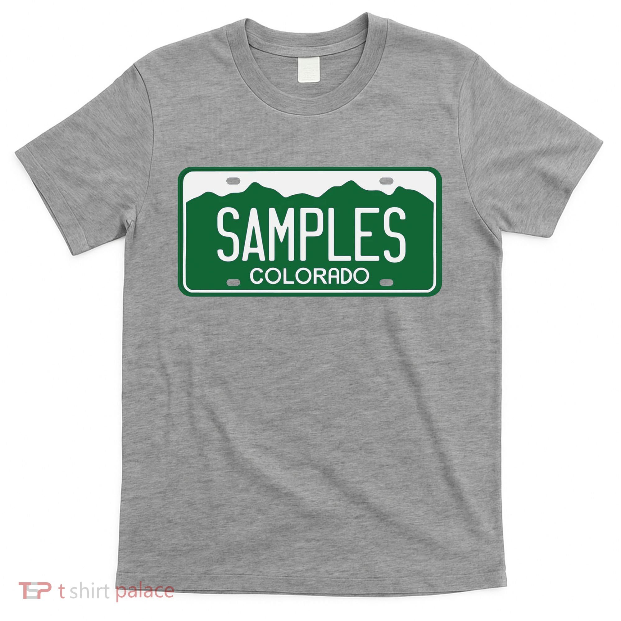Samples Colorado License Plate T-Shirt