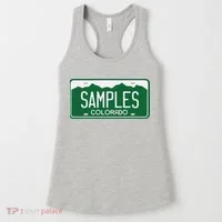 Samples Colorado License Plate Women's Tank Top thumb 0