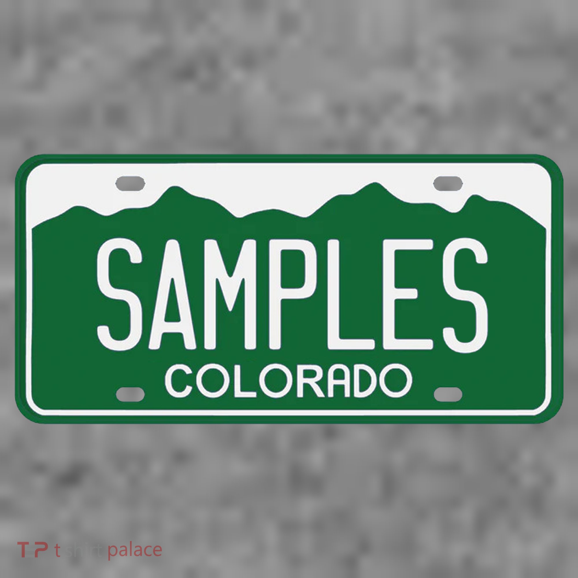 Samples Colorado License Plate Kids Sweatshirt