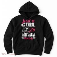 Sprint Car Lover Just A Girl Who Loves Dirt Track Racing Hoodie thumb 0