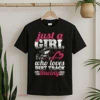 Sprint Car Lover Just A Girl Who Loves Dirt Track Racing T-Shirt thumb 2