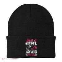 Sprint Car Lover Just A Girl Who Loves Dirt Track Racing Beanie thumb 0