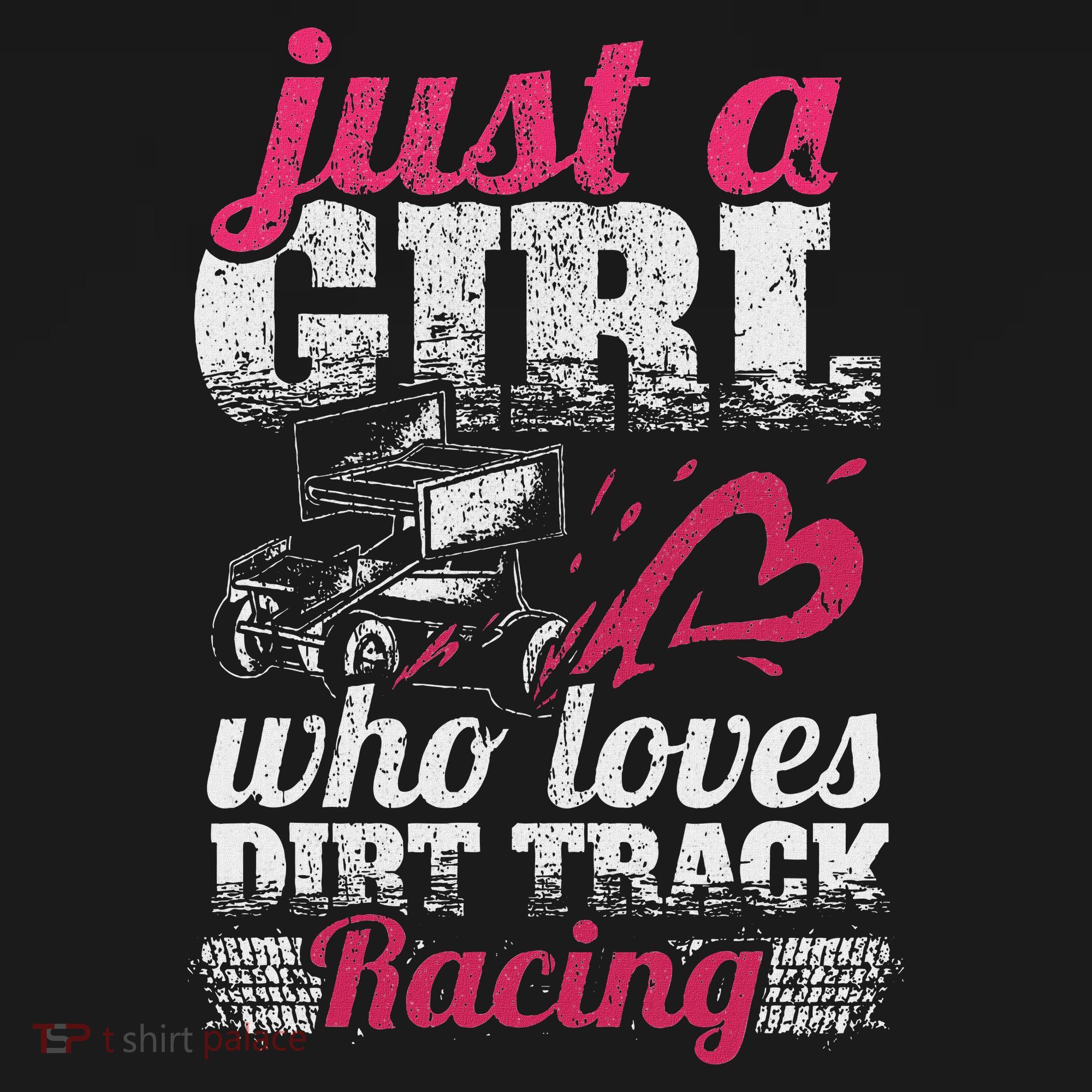 Sprint Car Lover Just A Girl Who Loves Dirt Track Racing Ornament