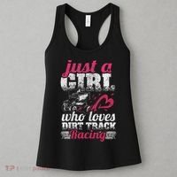 Sprint Car Lover Just A Girl Who Loves Dirt Track Racing Women's Tank Top thumb 3