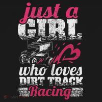Sprint Car Lover Just A Girl Who Loves Dirt Track Racing Women's Tank Top thumb 5