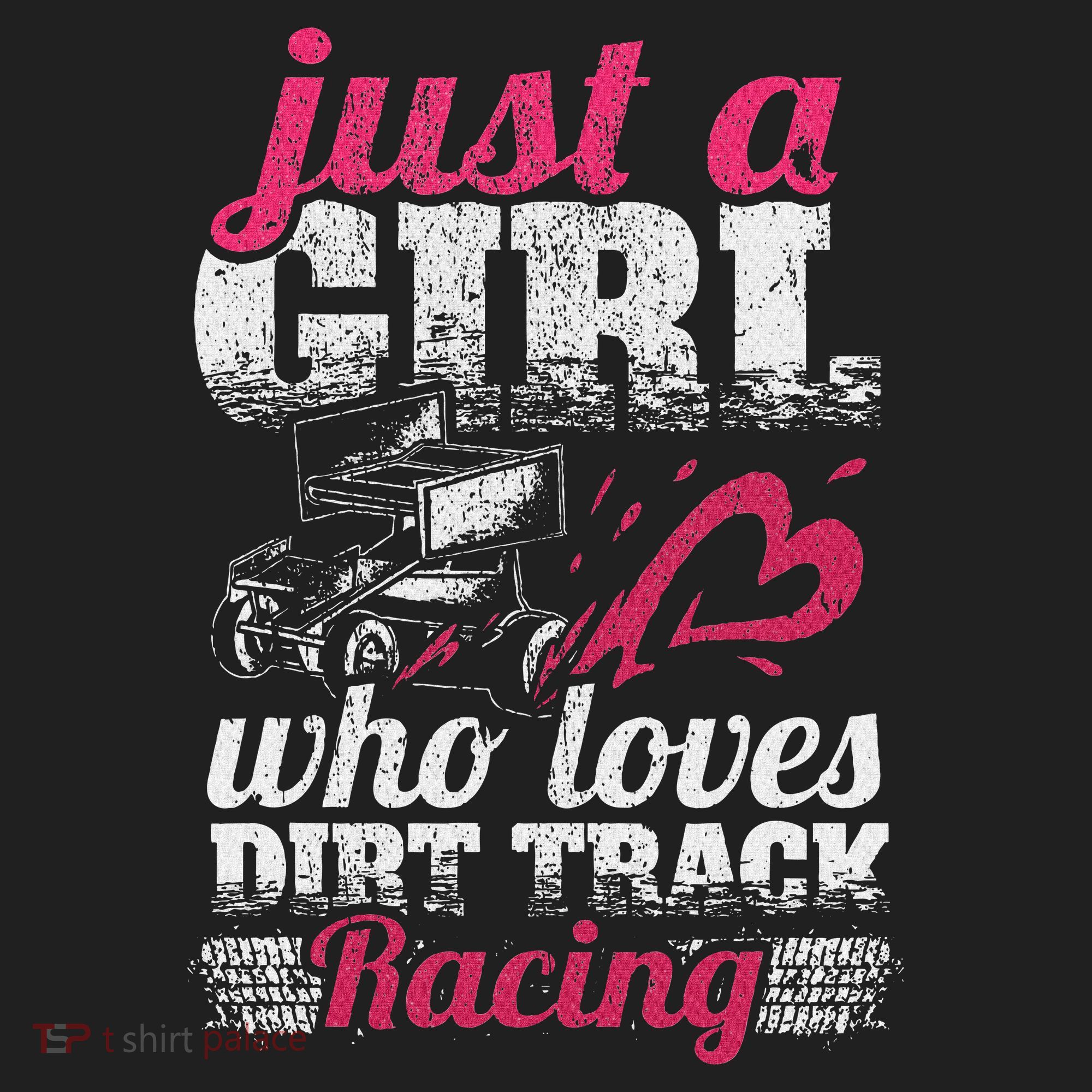 Sprint Car Lover Just A Girl Who Loves Dirt Track Racing Hat