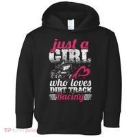 Sprint Car Lover Just A Girl Who Loves Dirt Track Racing Toddler Hoodie thumb 0