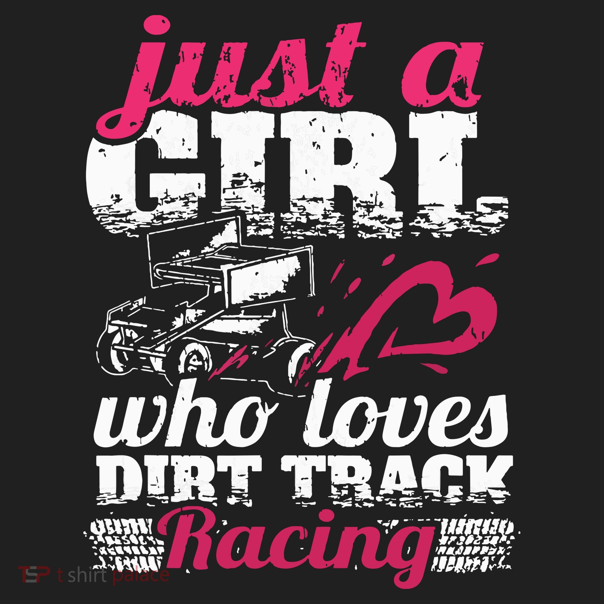Sprint Car Lover Just A Girl Who Loves Dirt Track Racing Comfort Colors Boxy T-Shirt