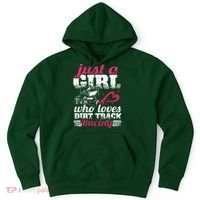 Sprint Car Lover Just A Girl Who Loves Dirt Track Racing Hoodie thumb 0