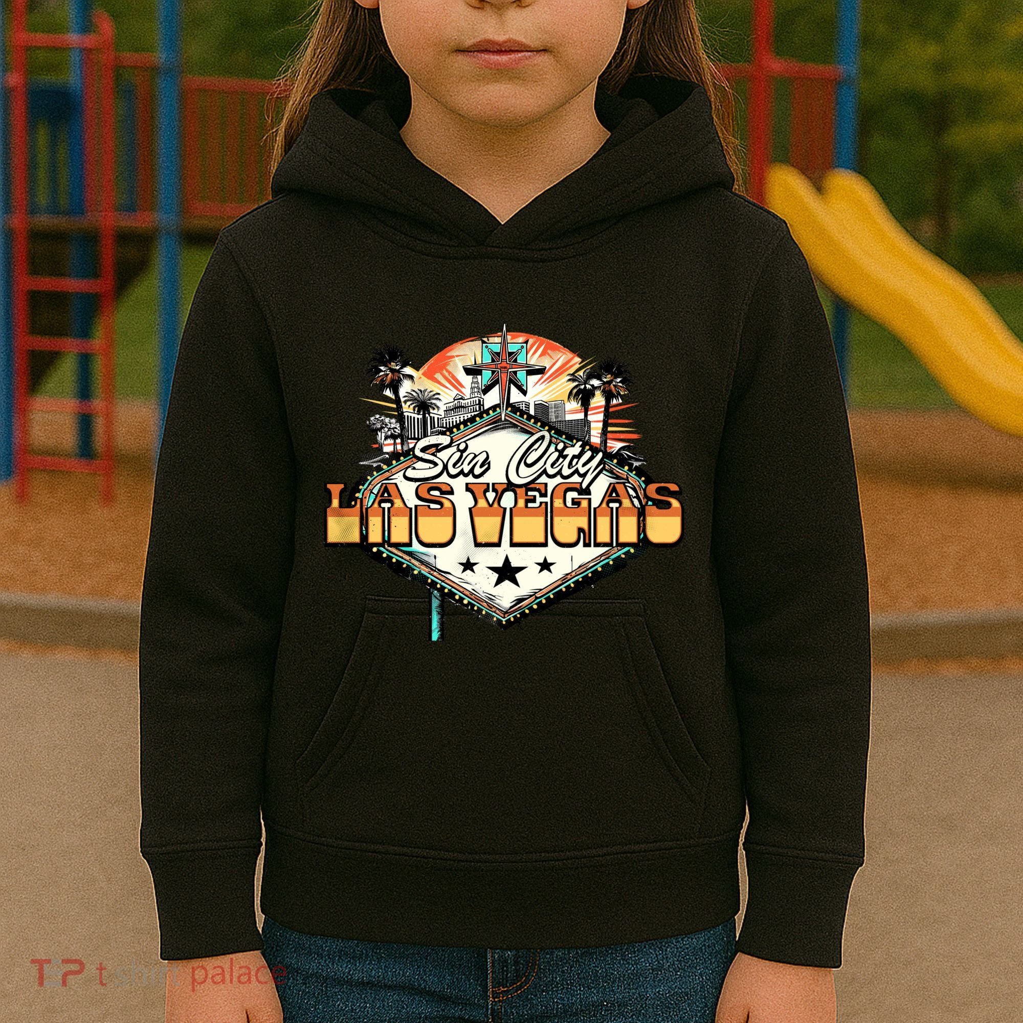 Sin City Las Vegas Kids Hoodie