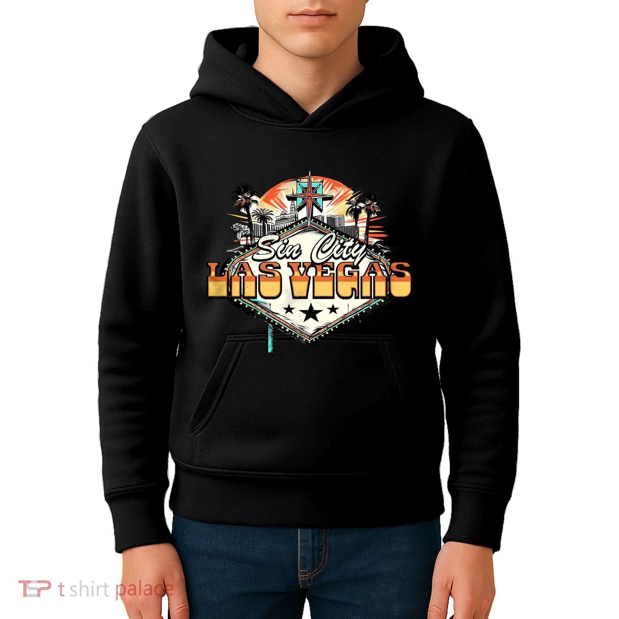Sin City Las Vegas Kids Hoodie