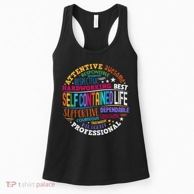 Self Contained Life Teacher Appreciation Week Back To School Women's Tank Top