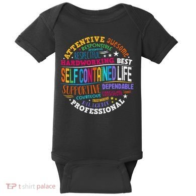 Self Contained Life Teacher Appreciation Week Back To School Baby Bodysuit