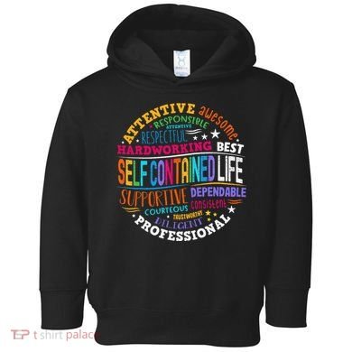 Self Contained Life Teacher Appreciation Week Back To School Toddler Hoodie