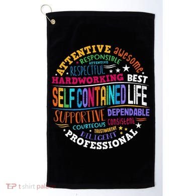 Self Contained Life Teacher Appreciation Week Back To School Golf Towel