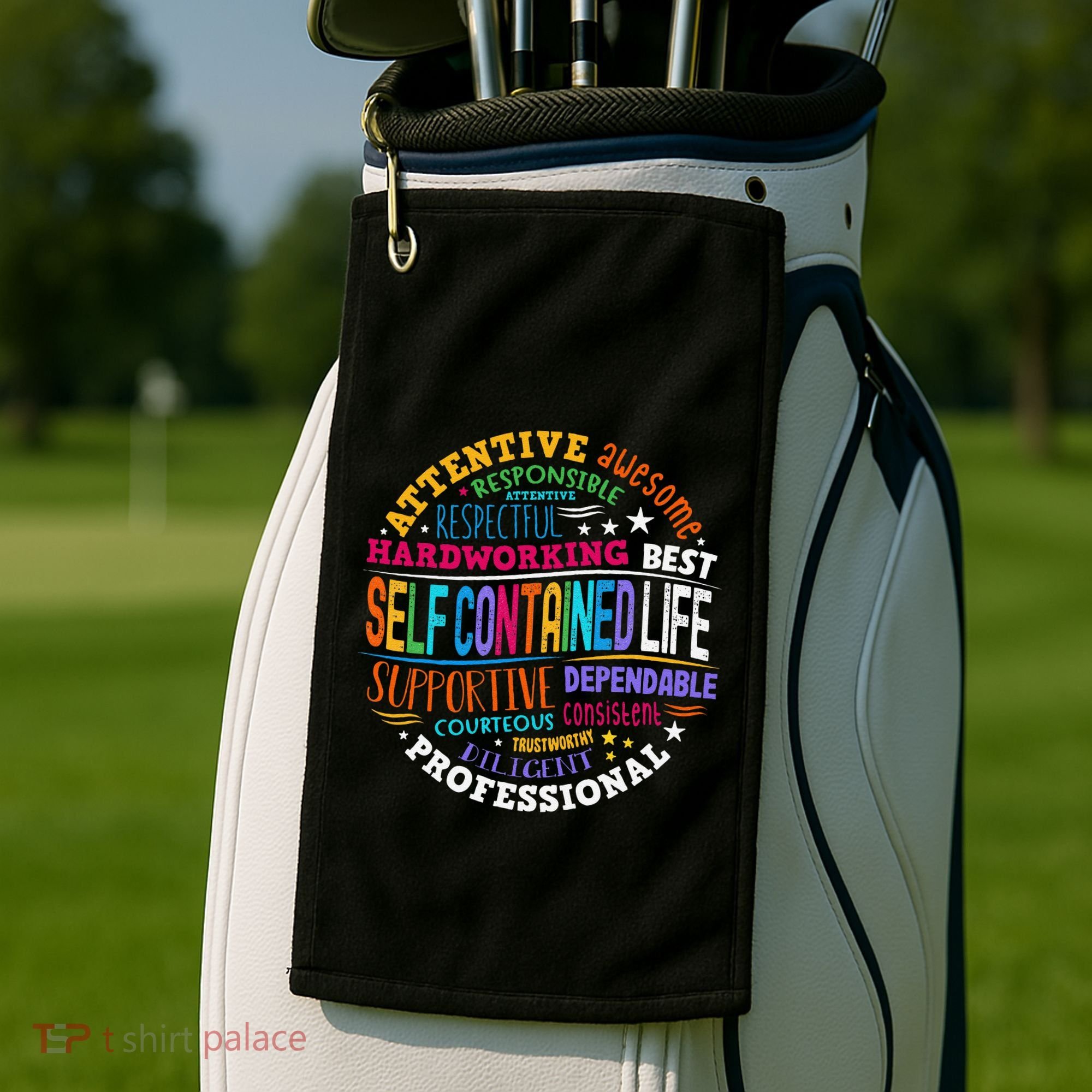 Self Contained Life Teacher Appreciation Week Back To School Golf Towel