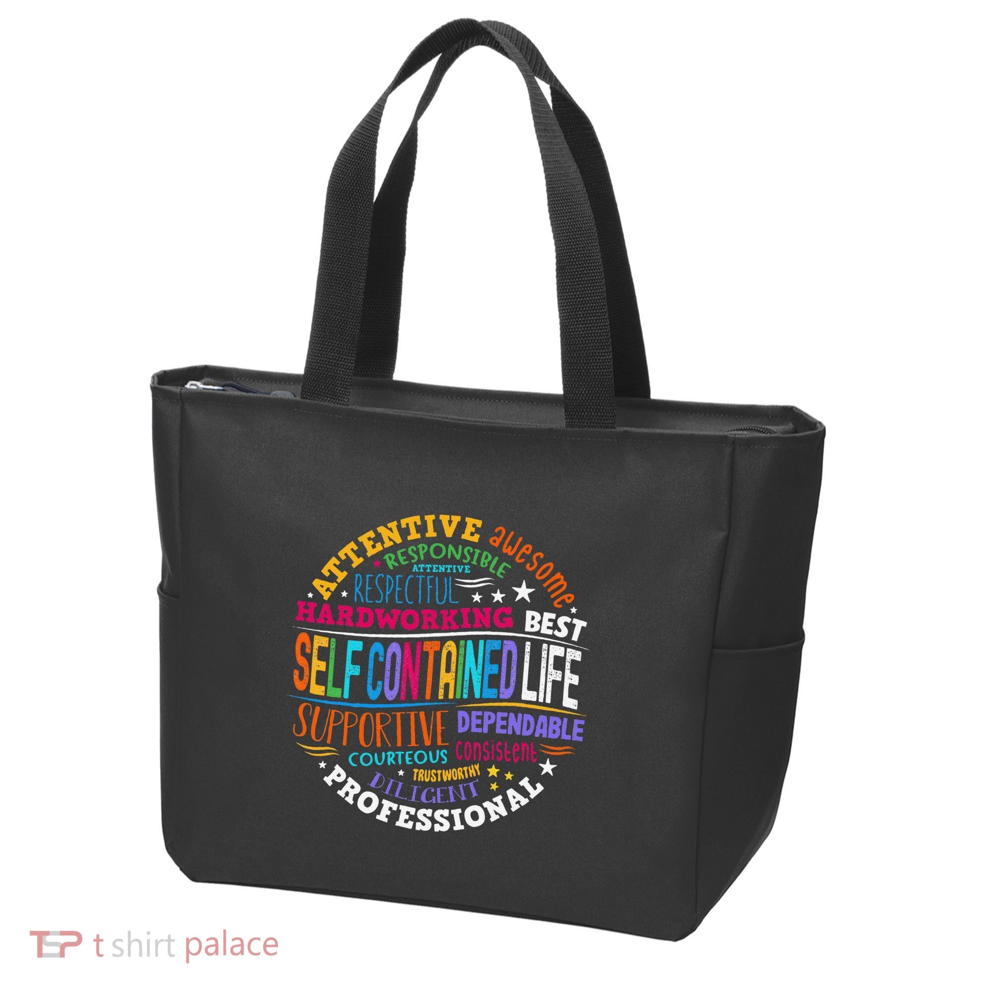 Self Contained Life Teacher Appreciation Week Back To School Tote Bag