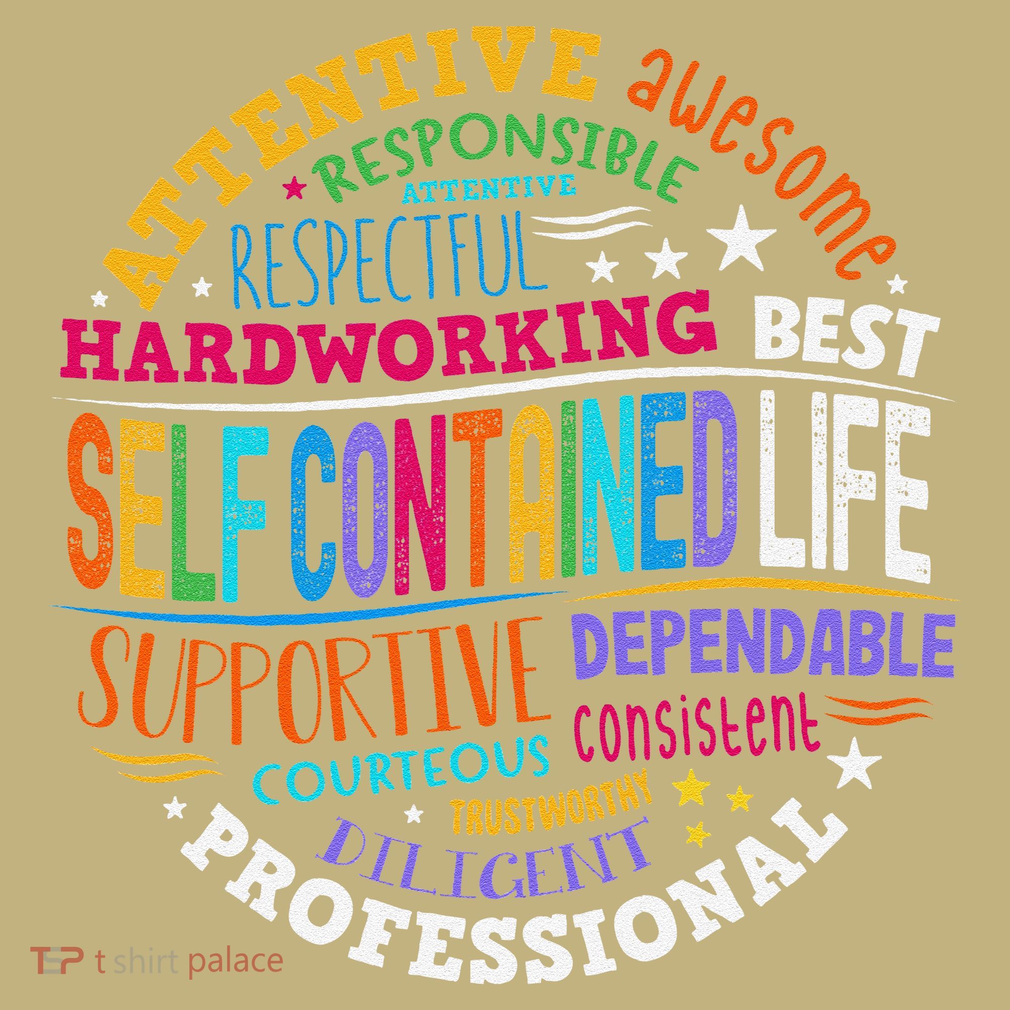Self Contained Life Teacher Appreciation Week Back To School Kids T-Shirt