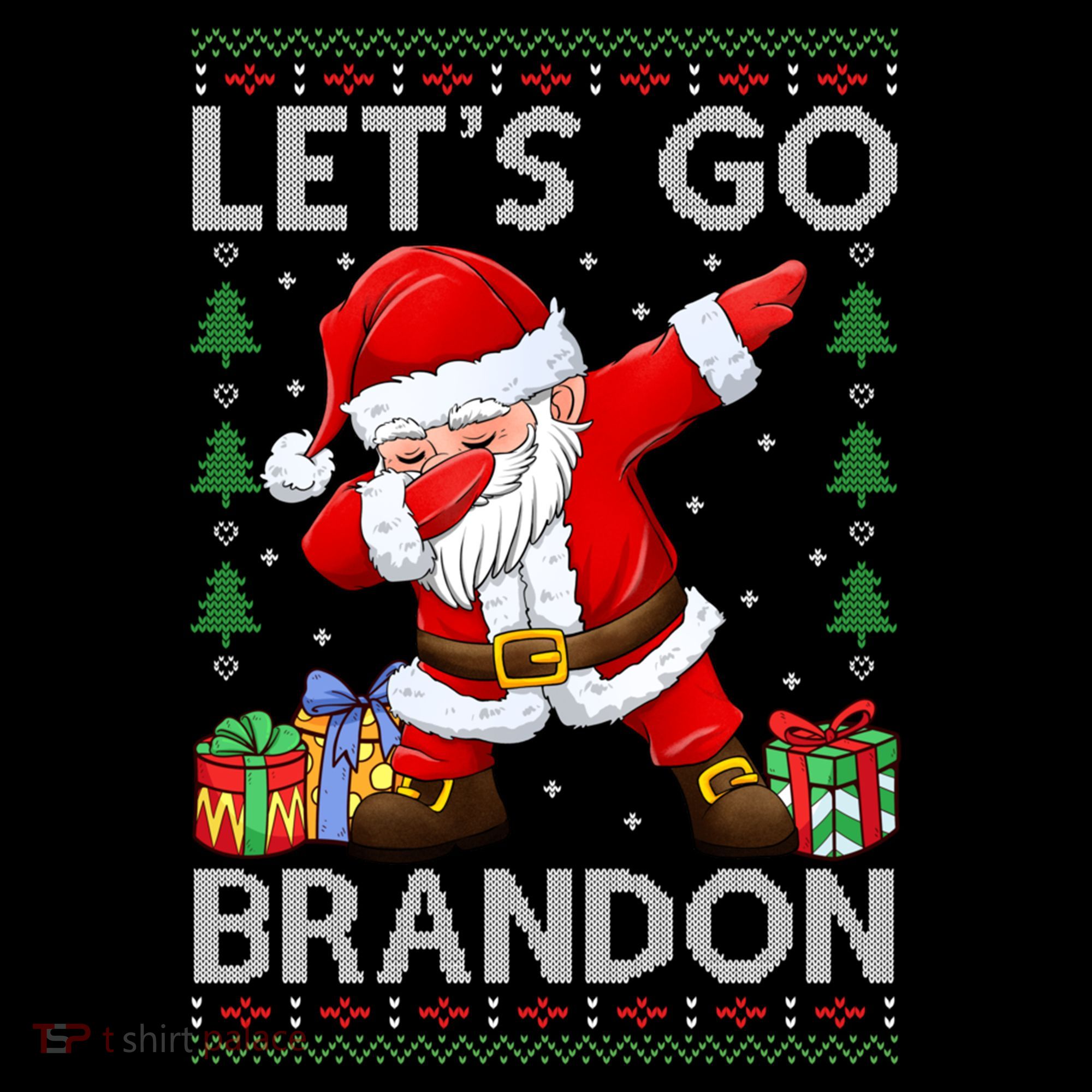 Santa Claus Let’s Go Braden Brandon Christmas Ugly Sweater Cool Gift Coffee Mug