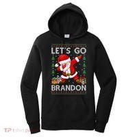 Santa Claus Let’s Go Braden Brandon Christmas Ugly Sweater Cool Gift Women's Hoodie thumb 0