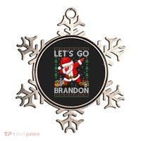 Santa Claus Let’s Go Braden Brandon Christmas Ugly Sweater Cool Gift Ornament thumb 0