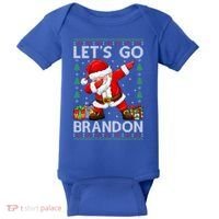 Santa Claus Let’s Go Braden Brandon Christmas Ugly Sweater Cool Gift Baby Bodysuit thumb 0