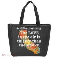 Sonoma County Los Angeles Strong Love Thicker Smoke Fire Tote Bag thumb 0