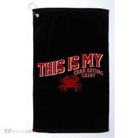 Seafood Crab Legs This Is My Crab Eating Golf Towel thumb 0