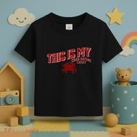 Seafood Crab Legs This Is My Crab Eating Toddler T-Shirt thumb 3