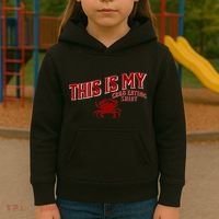 Seafood Crab Legs This Is My Crab Eating Kids Hoodie thumb 3