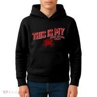 Seafood Crab Legs This Is My Crab Eating Kids Hoodie thumb 4